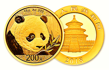 Chinese panda gold coin Chinese panda gold coin