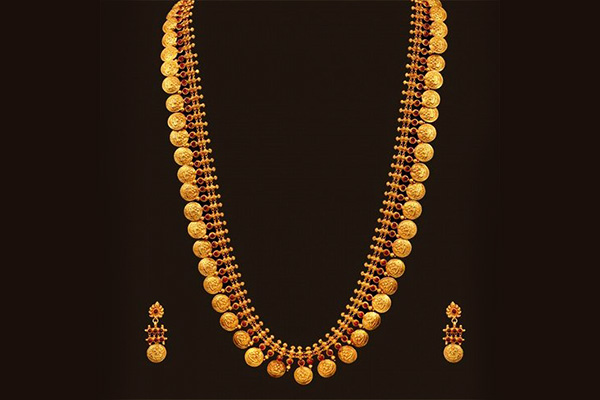 Gold Necklace Laxmi Sara Design Gold Necklace Laxmi Sara Design